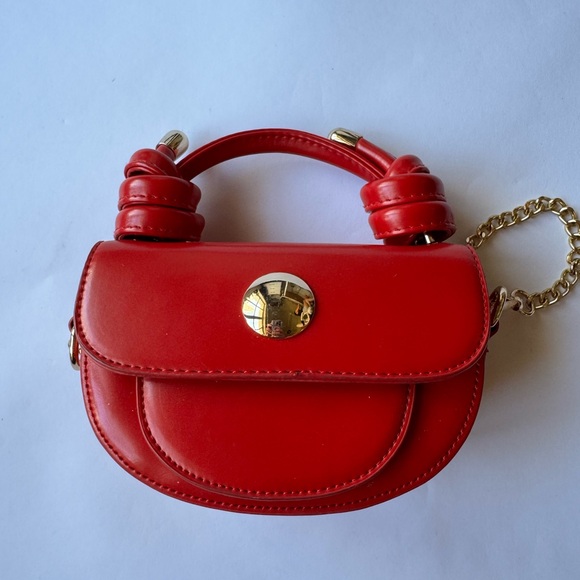 Quirky Red Leather Handbag - Picture 1 of 8